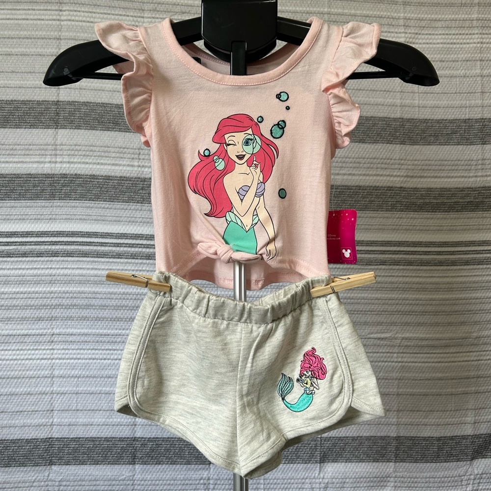 2T / 24M Girls Ariel | Little Mermaid Outfit